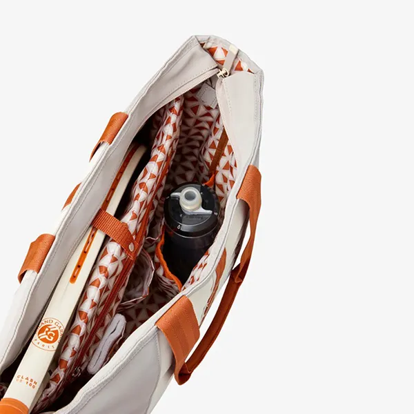 Túi Tote Tennis Wilson Roland Garros Cream/Clay WR8042401001 Màu Kem Nâu