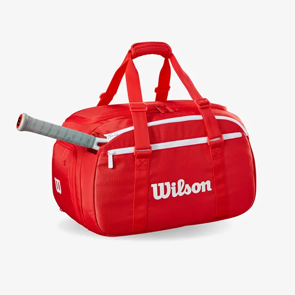 Túi Túi Đựng Vợt Tennis Wilson Super Tour Red Small Duffel 2025 Red WR8037001001 Màu Đỏ