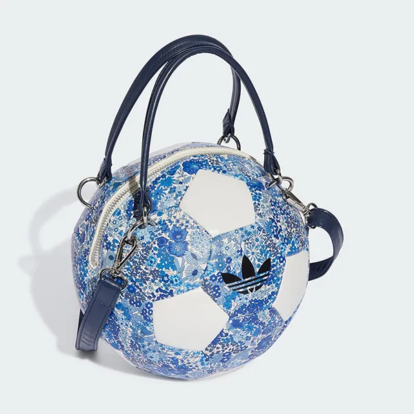 Túi Xách Nữ Adidas Originals X Liberty London Soccer Bag JD5424 Màu Xanh Trắng