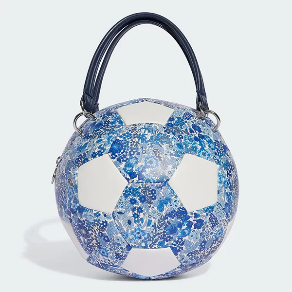 Túi Xách Nữ Adidas Originals X Liberty London Soccer Bag JD5424 Màu Xanh Trắng
