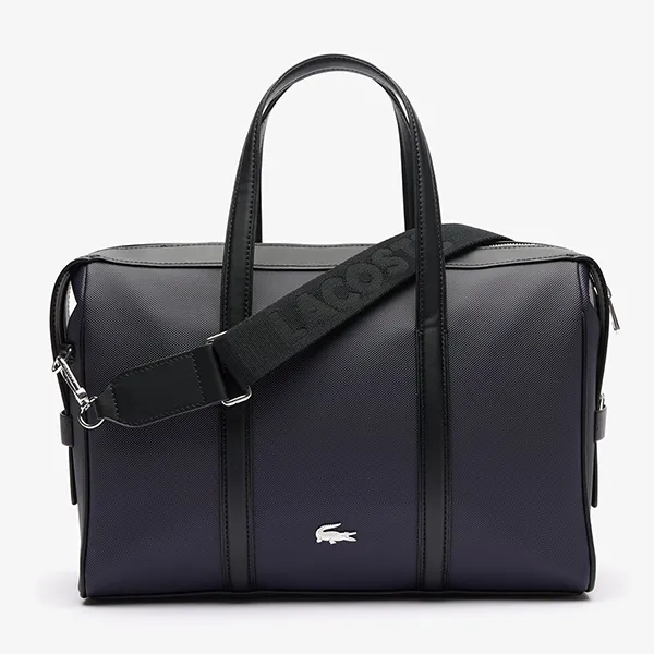 Túi Xách Tay Lacoste Nilly Handbag Piqué Material NF4528Y 54G N23 Màu Đen