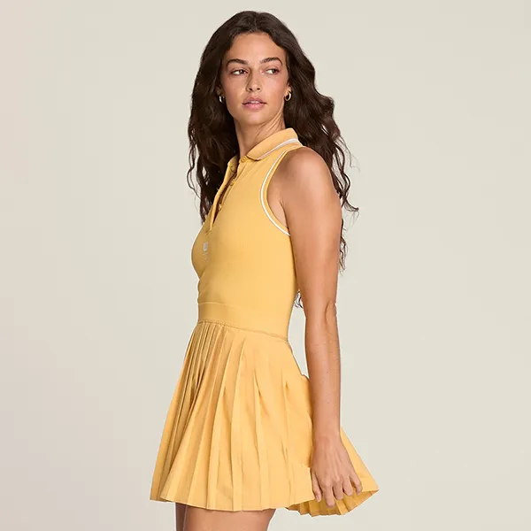Váy Nữ Wilson Topspin Seamless Polo Dress WW00564511 YEC Màu Vàng Size XS