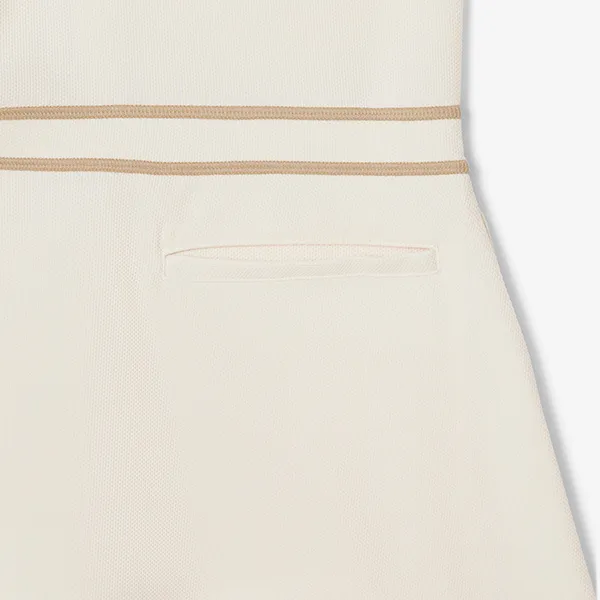 Váy Thể Thao Nữ Lacoste Women's Ultra Dry Heritage Trim Golf Dress EF8581 51 6YW Màu Trắng Size 34