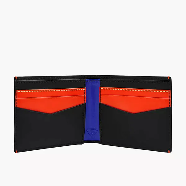 Ví Da Nam Fossil Superman x Fossil Derrick Sliding 2-in-1 Wallet ML4705001 Màu Đen
