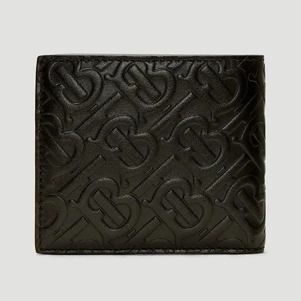 Ví Nam Burberry Monogram Embossed Bifold Wallet 8017645 Màu Đen