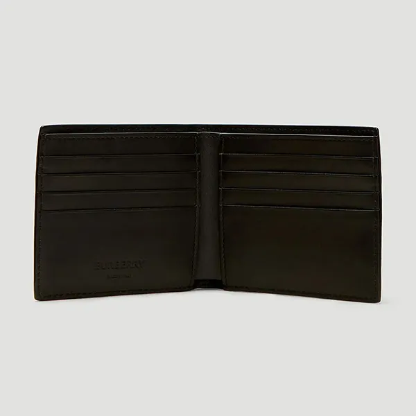 Ví Nam Burberry Monogram Embossed Bifold Wallet 8017645 Màu Đen