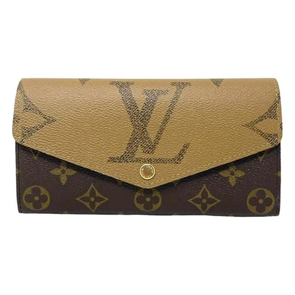 Ví Nữ Louis Vuitton LV In Canvas With Reverse Monogram M80726 Màu Nâu