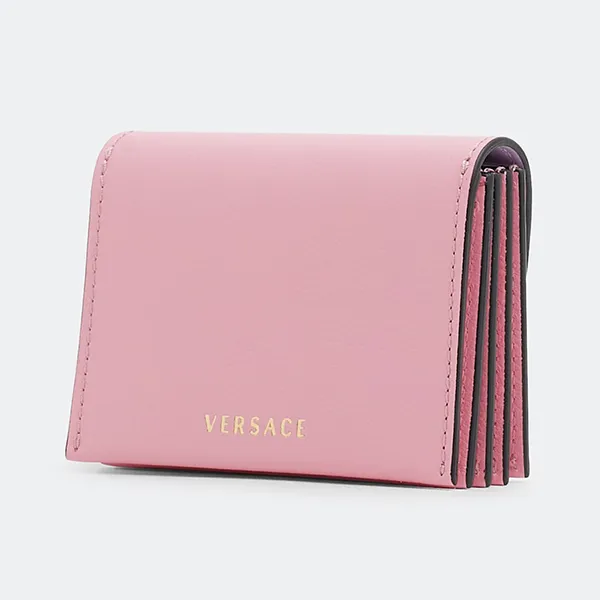 Ví Nữ Versace La Medusa Card Wallet Màu Hồng