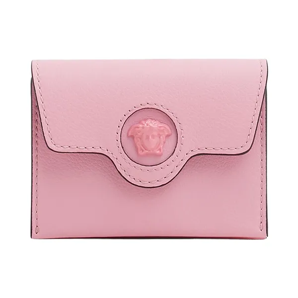 Ví Nữ Versace La Medusa Card Wallet Màu Hồng