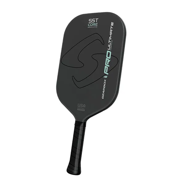 Vợt Pickleball Gearbox Pro Ultimate Elongated Paddle Màu Đen Phối Xanh