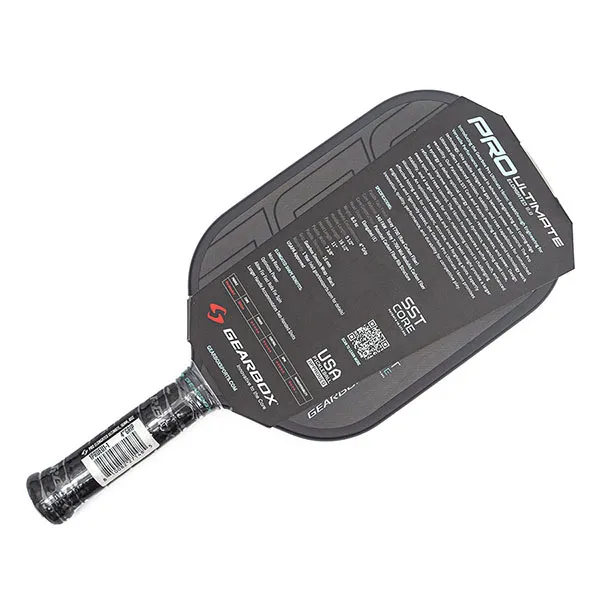 Vợt Pickleball Gearbox Pro Ultimate Elongated Paddle Màu Đen Phối Xanh