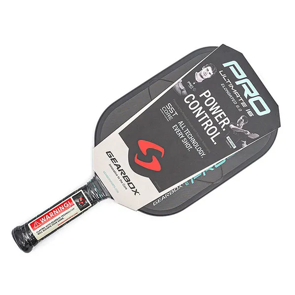 Vợt Pickleball Gearbox Pro Ultimate Elongated Paddle Màu Đen Phối Xanh