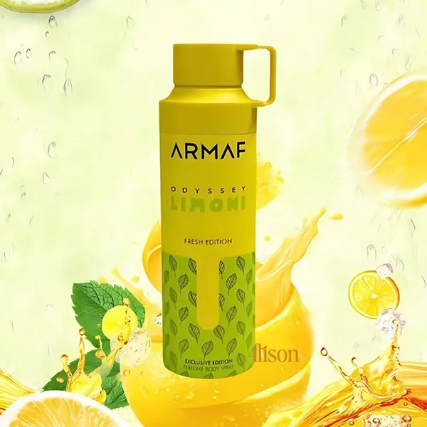 Xịt Thơm Toàn Thân Armaf Odyssey Limoni Fresh Edition Body Spray 200ml