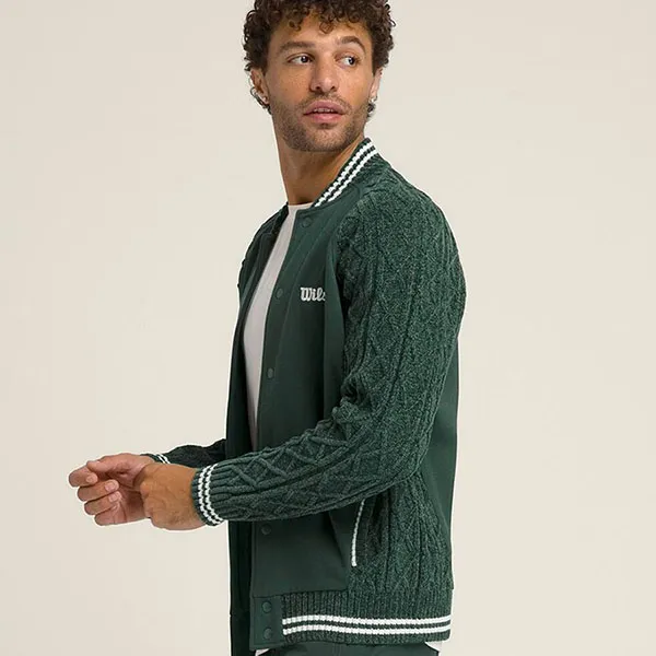 Áo Bomber Nam Wilson Bomber Hudson - Sycamores Màu Xanh Lá (Form Âu) Size M