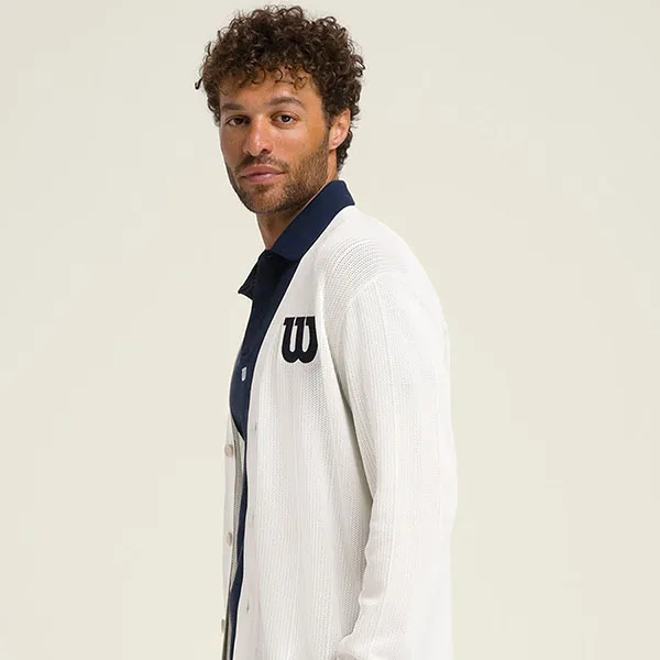 Áo Cardigan Nam Wilson Essex WM00475431GYCXS Màu Trắng Size XS