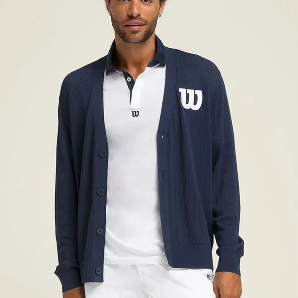 Áo Cardigan Nam Wilson WM00475431DBCXS Màu Xanh Navy Size XS
