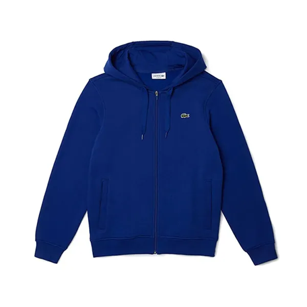 Áo Hoodie Nam Lacoste Mens Sport Fleece Blue Slim Màu Xanh Đậm Size 3