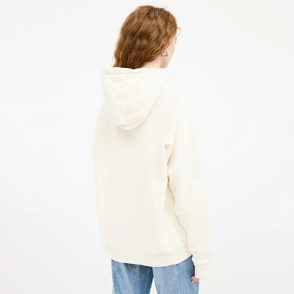 Áo Hoodie Nữ Gucci Sequin Logo Medium Màu Kem Size XS