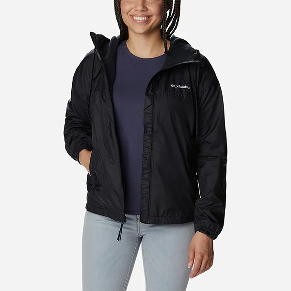Áo Khoác Nữ Columbia Flash Challenger™ Lined Windbreaker 1989481010 Màu Đen Size L