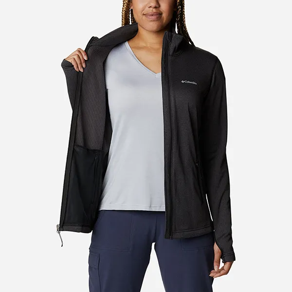 Áo Khoác Nữ Columbia W Park View™ Grid Fleece Full Zip 1959712010 Màu Đen Size M