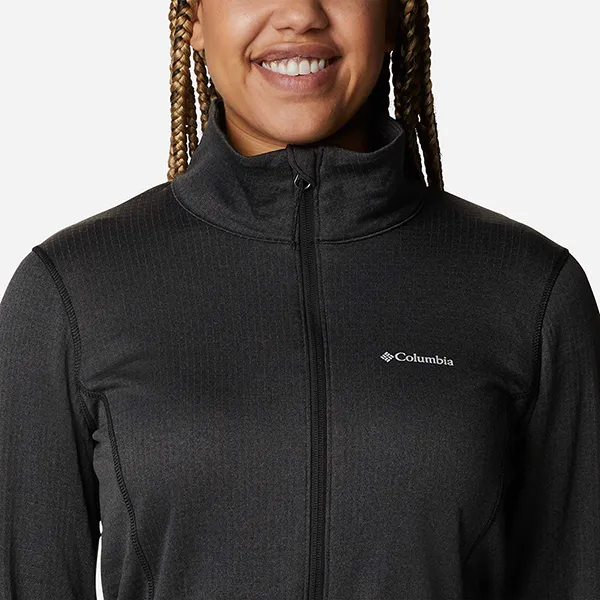 Áo Khoác Nữ Columbia W Park View™ Grid Fleece Full Zip 1959712010 Màu Đen Size M