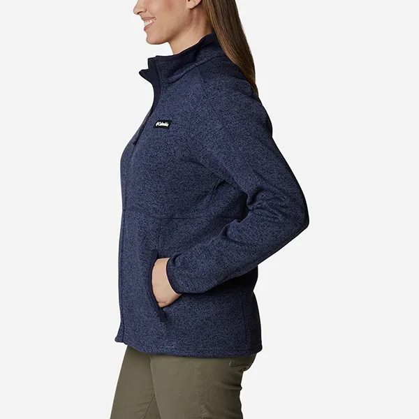 Áo Khoác Nữ Columbia W Sweater Weather™ Full Zip 1958932472 Màu Xanh Navy Size S