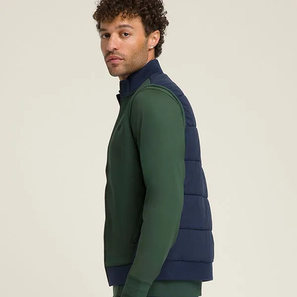 Áo Khoác Gile Nam Wilson Clubhouse Insulated Vest WM00398NVD Màu Xanh Size S (Form Âu)