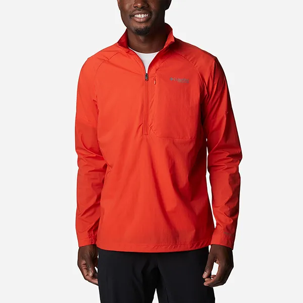 Áo Khoác Gió Nam Columbia Titan Pass™ Lightweight 1/2 Zip 2034822839 Màu Đỏ Size L