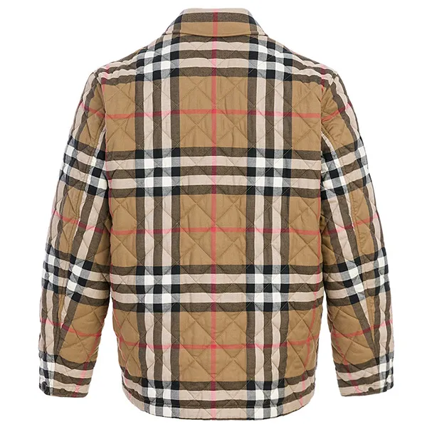 Áo Khoác Nam Burberry Vân Chám Taupe Brown SP148534 Màu Nâu Size XS