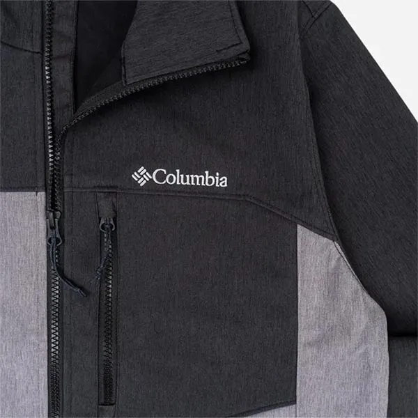 Áo Khoác Nam Columbia Cruiser Valley Softshell Jacket Màu Đen Xám Size L