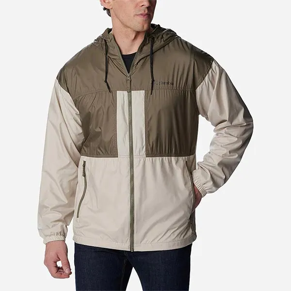 Áo Khoác Nam Columbia Flash Challenger Lined Windbreaker Màu Xám Size L