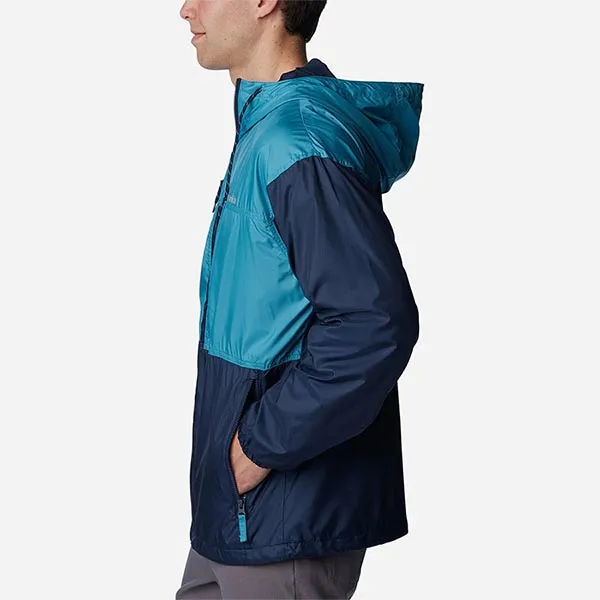 Áo Khoác Nam Columbia Flash Challenger Lined Windbreaker Màu Xanh Blue Size M