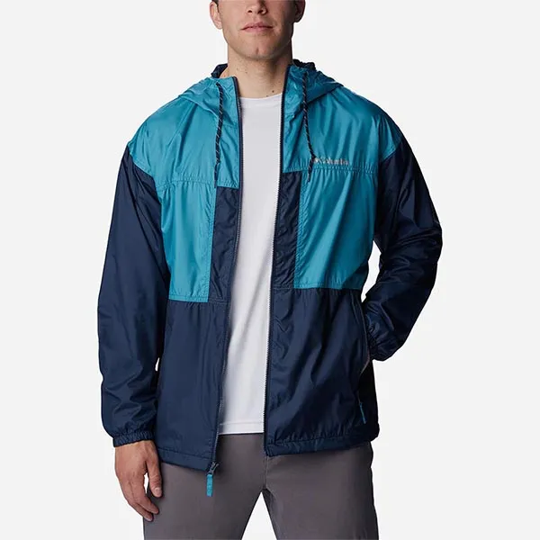 Áo Khoác Nam Columbia Flash Challenger Lined Windbreaker Màu Xanh Blue Size M