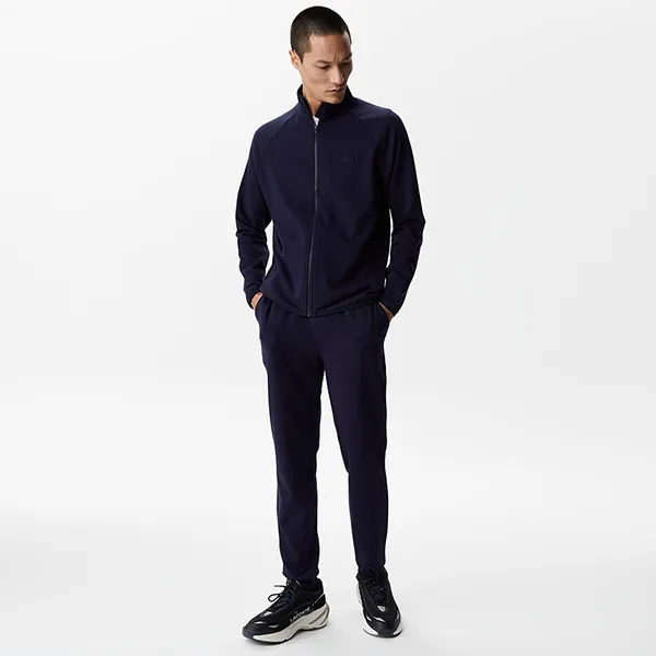 Áo Khoác Nam Lacoste Men's Sweatshirt SH0260 60L Màu Xanh Navy Size 3