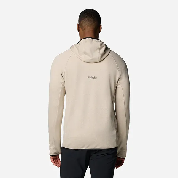 Áo Khoác Nỉ Nam Columbia Men's Triple Canyon Grid Fleece Hooded Fz Ii Jacket 2094972278 Màu Beige Size L