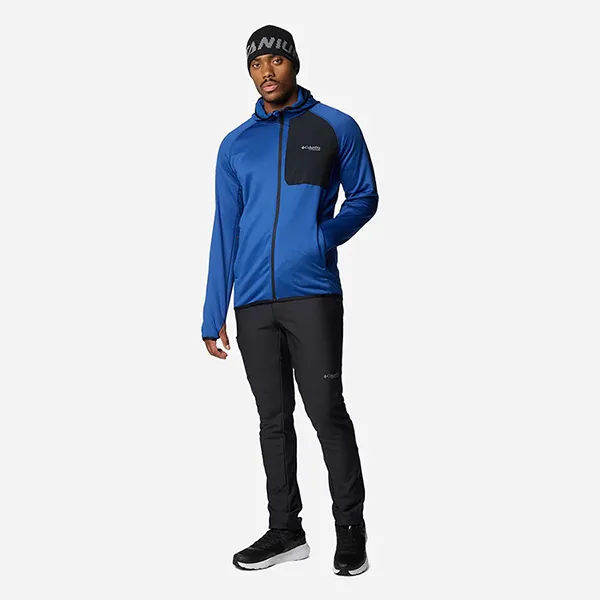 Áo Khoác Nỉ Nam Columbia Men's Triple Canyon Grid Fleece Hooded Fz Ii Jacket 2094972433 Màu Xanh Dương Size XL