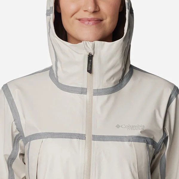 Áo Khoác Nữ Columbia OutDry Extreme™ Wyldwood™ Shell Jacket Beige 2071312278 Màu Be Size XS