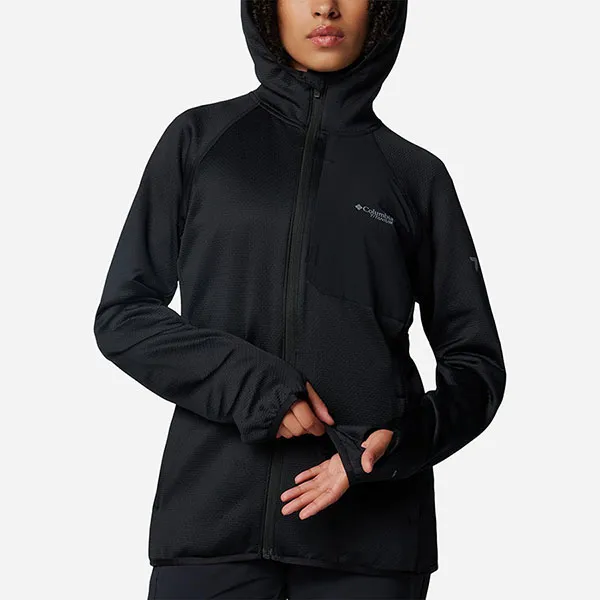 Áo Khoác Nữ Columbia Triple Canyon™ Grid Fleece Hooded Fz Jacket Black 2085181010 Màu Đen Size M