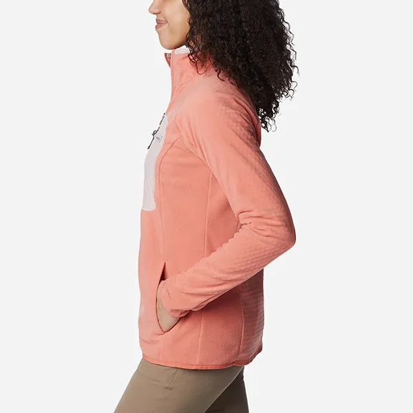 Áo Khoác Nữ Columbia W Outdoor Track Full Zip 2016012852 Màu Hồng Size XS