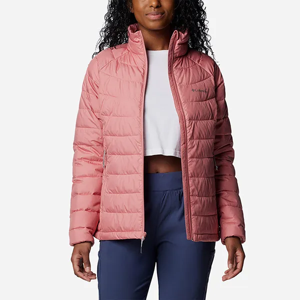 Áo Khoác Nữ Columbia Women's Powder Lite Ii Full Zip Jacket Pink 2089453629 Màu Hồng Size M