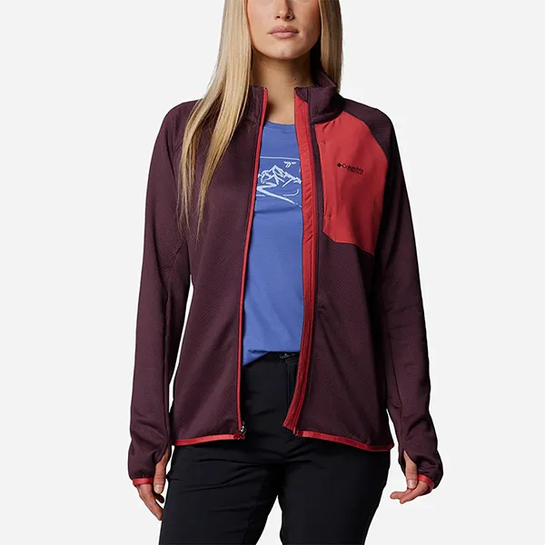 Áo Khoác Nữ Columbia Women's Triple Canyon Grid Fleece FZ Jacket 2085192607 Màu Tím Size XS