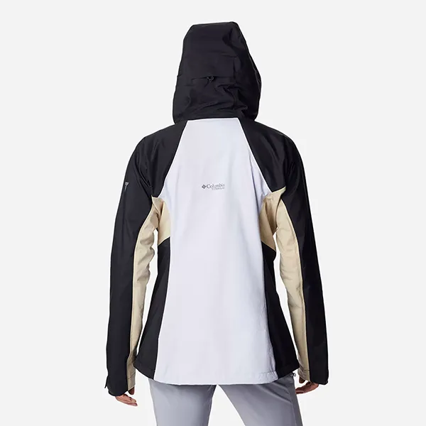 Áo Khoác Thể Thao Nữ Columbia Mazama Trail Shell 2035002569 Màu Trắng Đen Size XS
