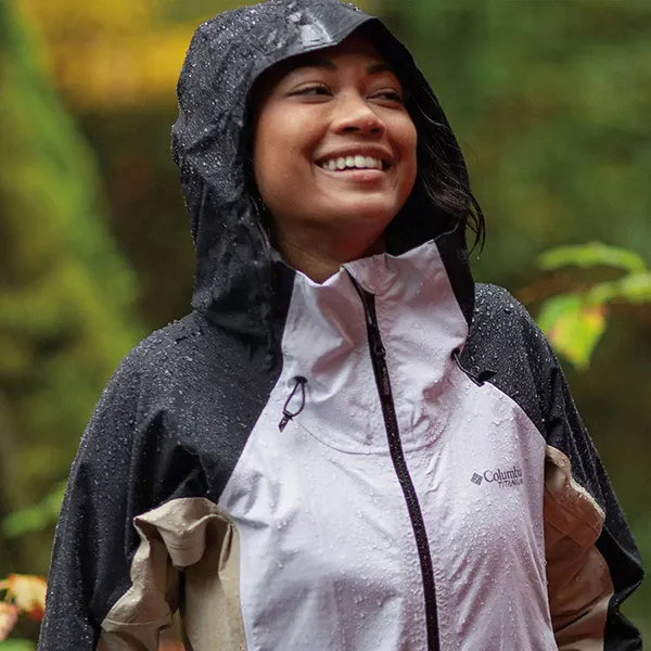 Áo Khoác Thể Thao Nữ Columbia Mazama Trail Shell 2035002569 Màu Trắng Đen Size XS