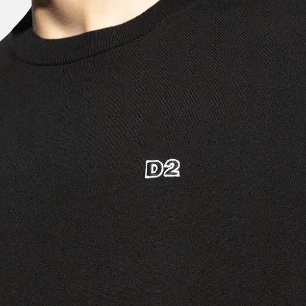 Áo Len DSquared2 D2 S74HA1486 D13018 900 Màu Đen Size S