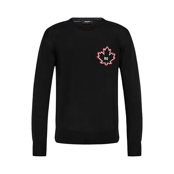 Áo Len DSquared2 D2 S74HA1528 D13086 900 Màu Đen Size S