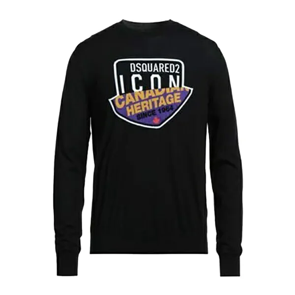 Áo Len DSquared2 S79HA0005 S17677 961 Màu Đen Size S