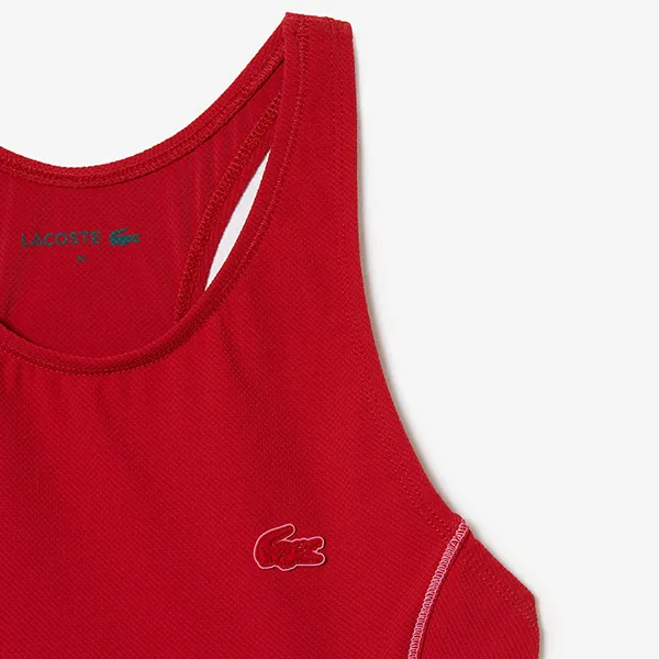 Áo Ngực Thể Thao Nữ Lacoste Technical Jersey Swim Top MF5368-6H5 Màu Đỏ Size 34
