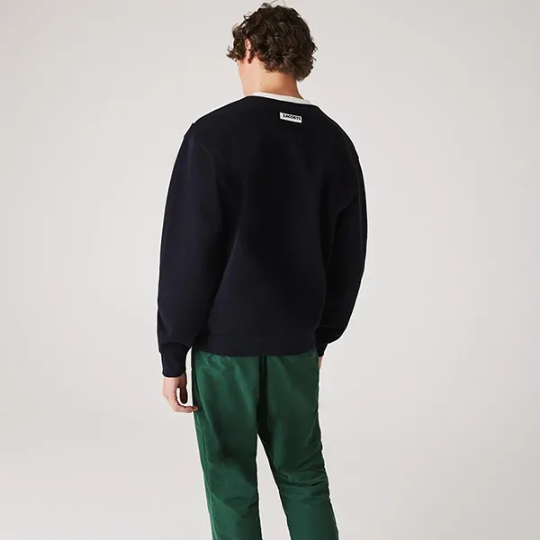 Áo Nỉ Nam Lacoste Sweatshirt Men's SH2185 FFY Màu Xanh Navy