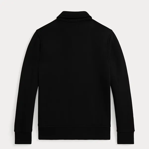 Áo Nỉ Ralph Lauren Fleece Quarter-Zip Pullover Sweatshirt Kid Màu Đen Size L