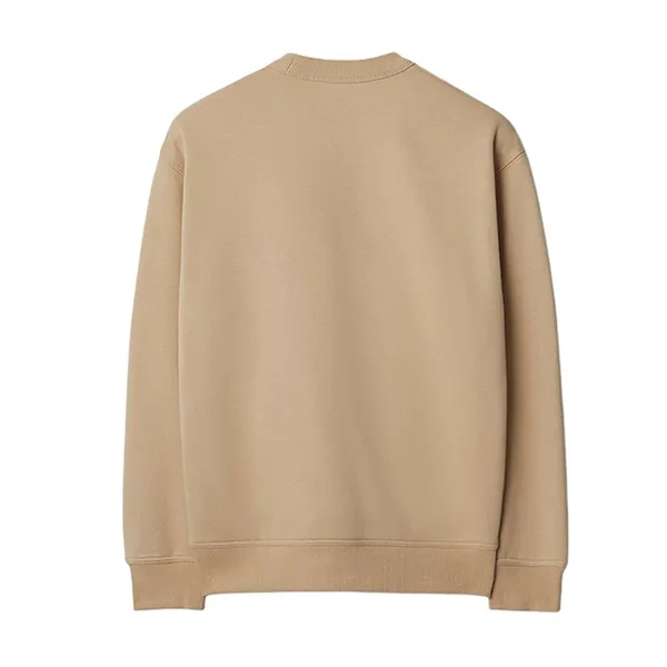 Áo Nỉ Sweater Nam Burberry Santo Logo Print Crew Sweater Soft Fawn Màu Nâu Be Size S